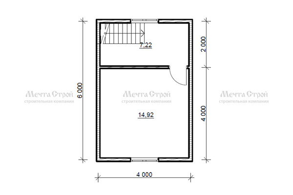 каркасный дом 7.5x6.0 - схема (2)