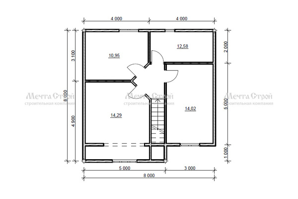 каркасный дом 12.5x8.0 - схема (2)